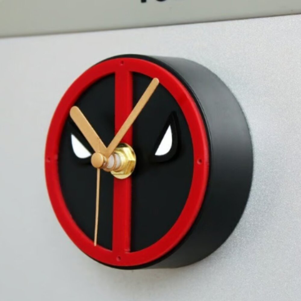 DEADPOOL refrigerator clock and wall clock
